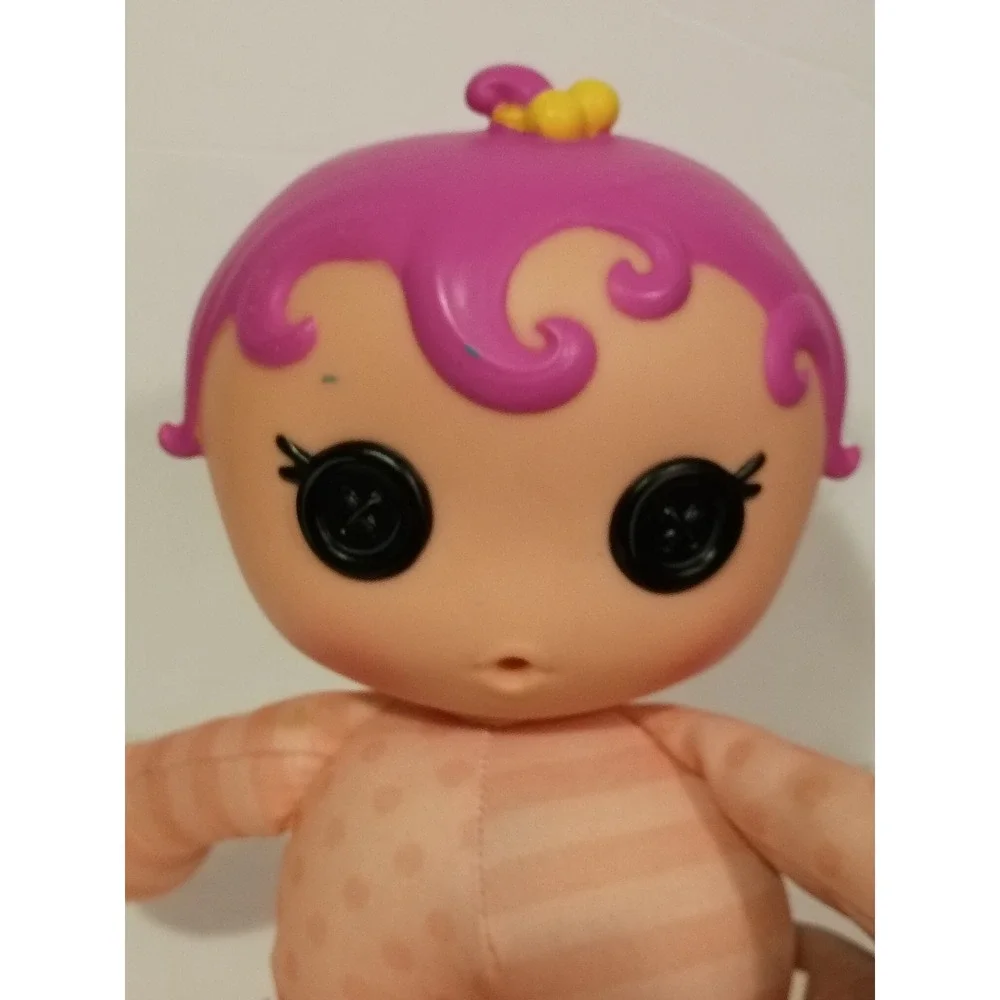 Lalaloopsy Babies Mittens Fluff N Stuff Plush Doll Purple Hair 12-04 Heart527411